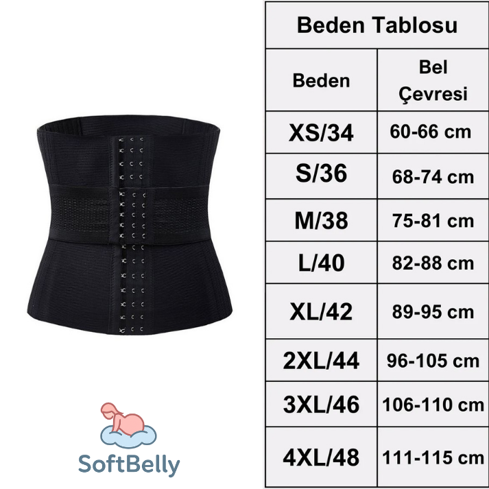 Agraflı Sıkılaştırıcı Kum Saati Korsesi (Ek Parçalı)