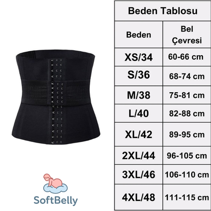 Agraflı Sıkılaştırıcı Kum Saati Korsesi (Ek Parçalı)